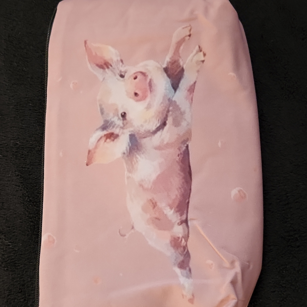 NEW- Cosmetic Bag- Pig posing - Picture 6 of 6